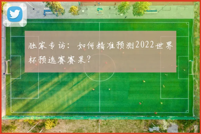 独家专访：如何精准预测2022世界杯预选赛赛果？
